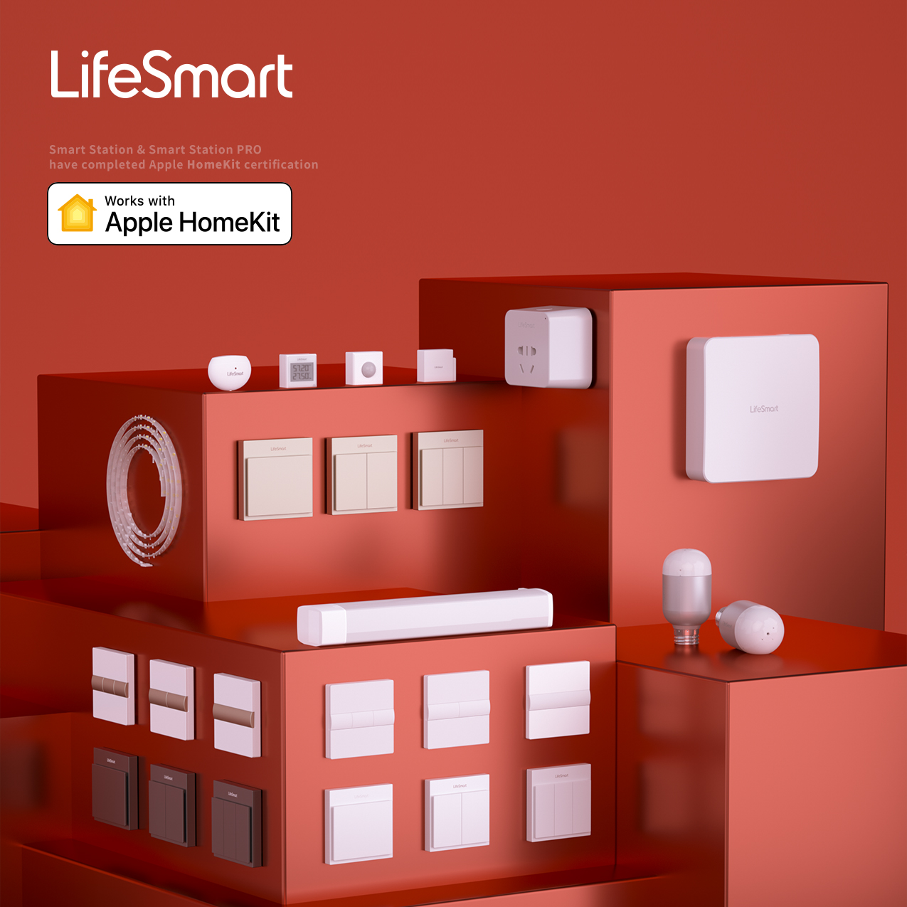 Works with Apple HomeKit – LifeSmart